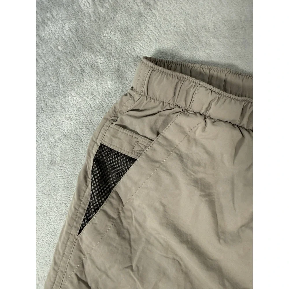 The North Face Shorts Mens Large Beige Belted Hiking Trail Outdoor